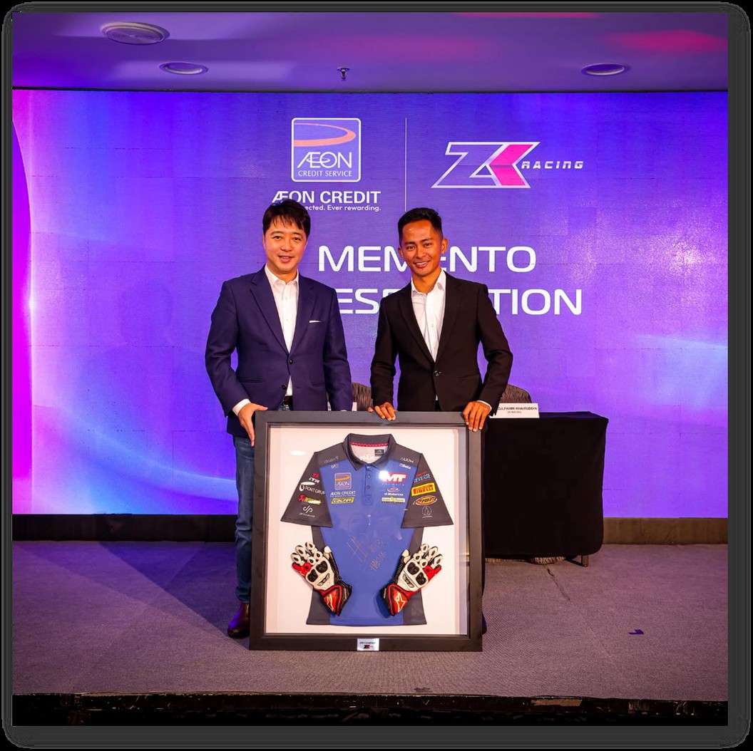 AEON Credit Title Sponsorship - Hakim Danish Moto3 photo 1