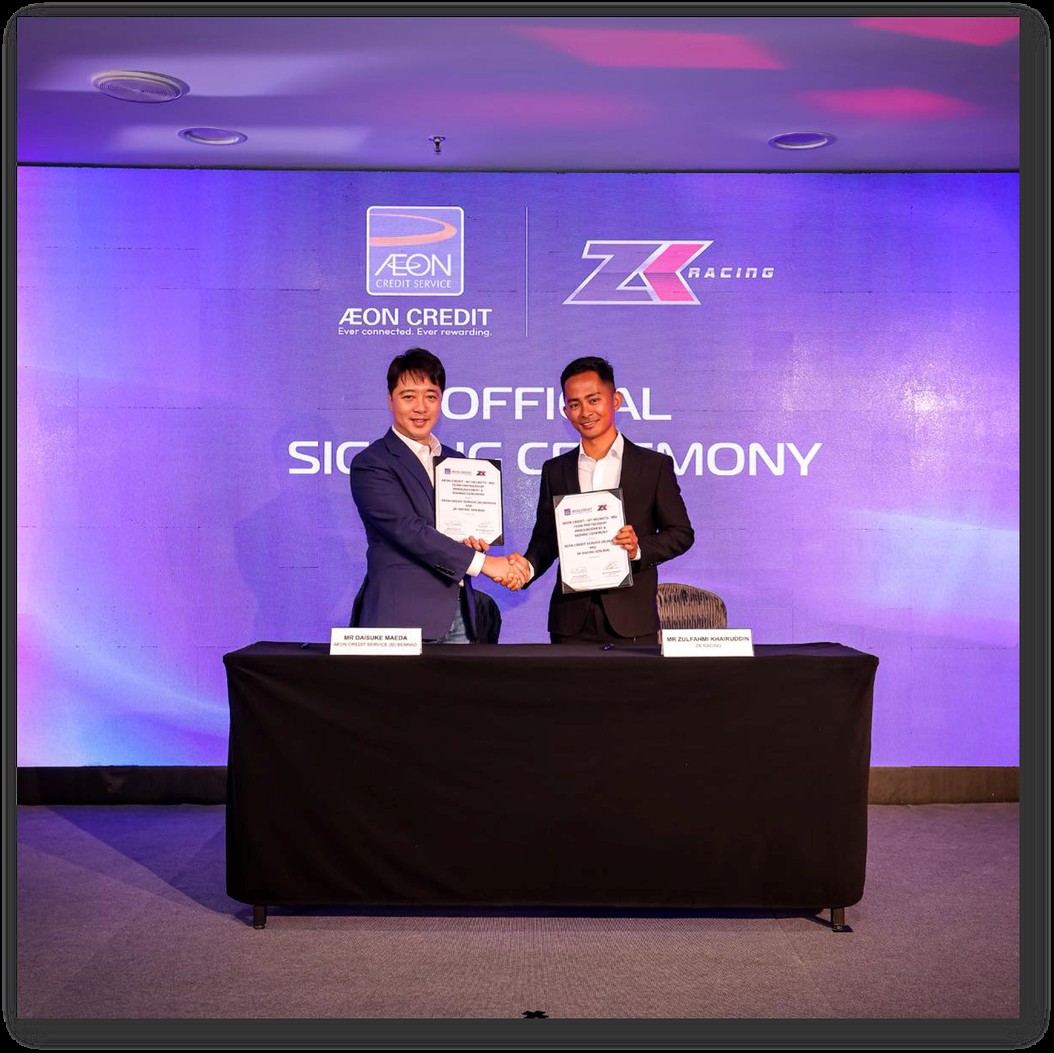 AEON Credit Title Sponsorship - Hakim Danish Moto3 photo 2