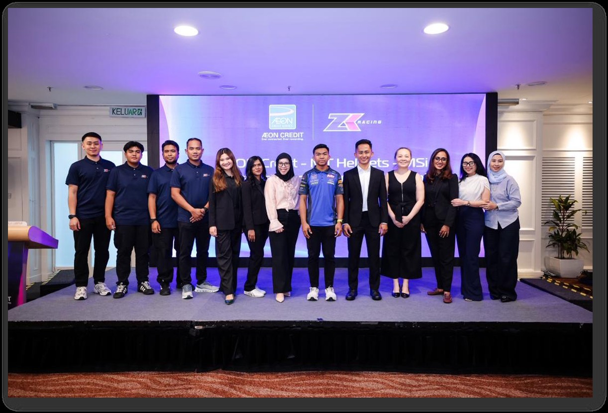 AEON Credit Title Sponsorship - Hakim Danish Moto3 photo 3