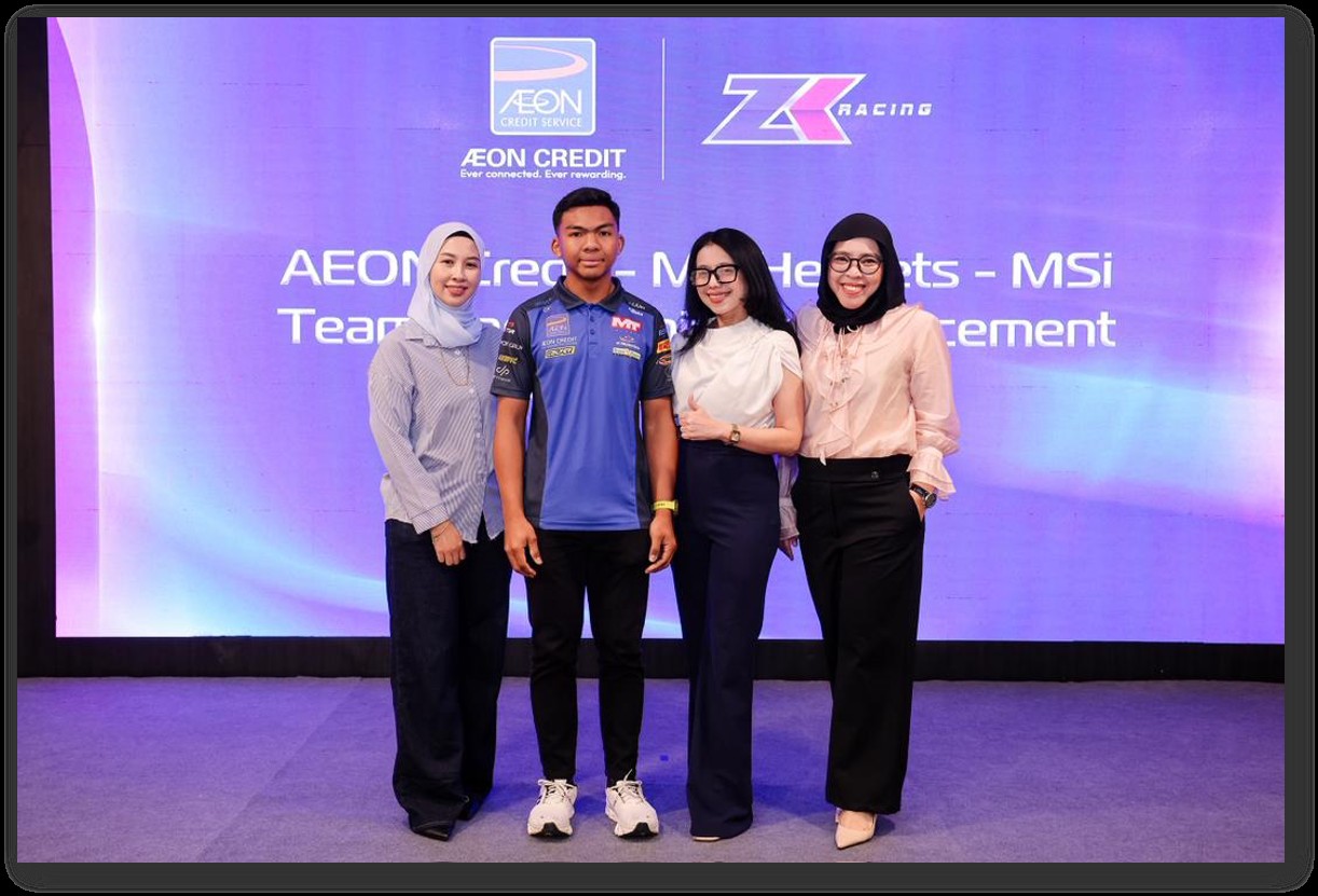 AEON Credit Title Sponsorship - Hakim Danish Moto3 photo 4